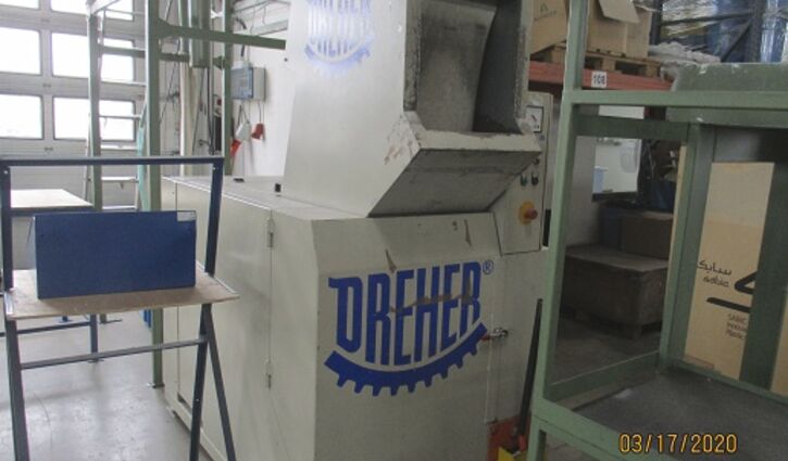 M&uuml;hle Dreher S 34/52 VS mit Abf&uuml;llung